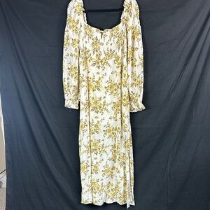 Free People Jaymes Floral Long Sleeve Dress